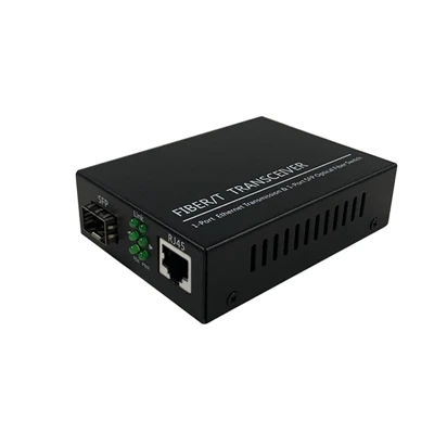 10/100/1000 Base Media Converter Πομποδέκτης ινών